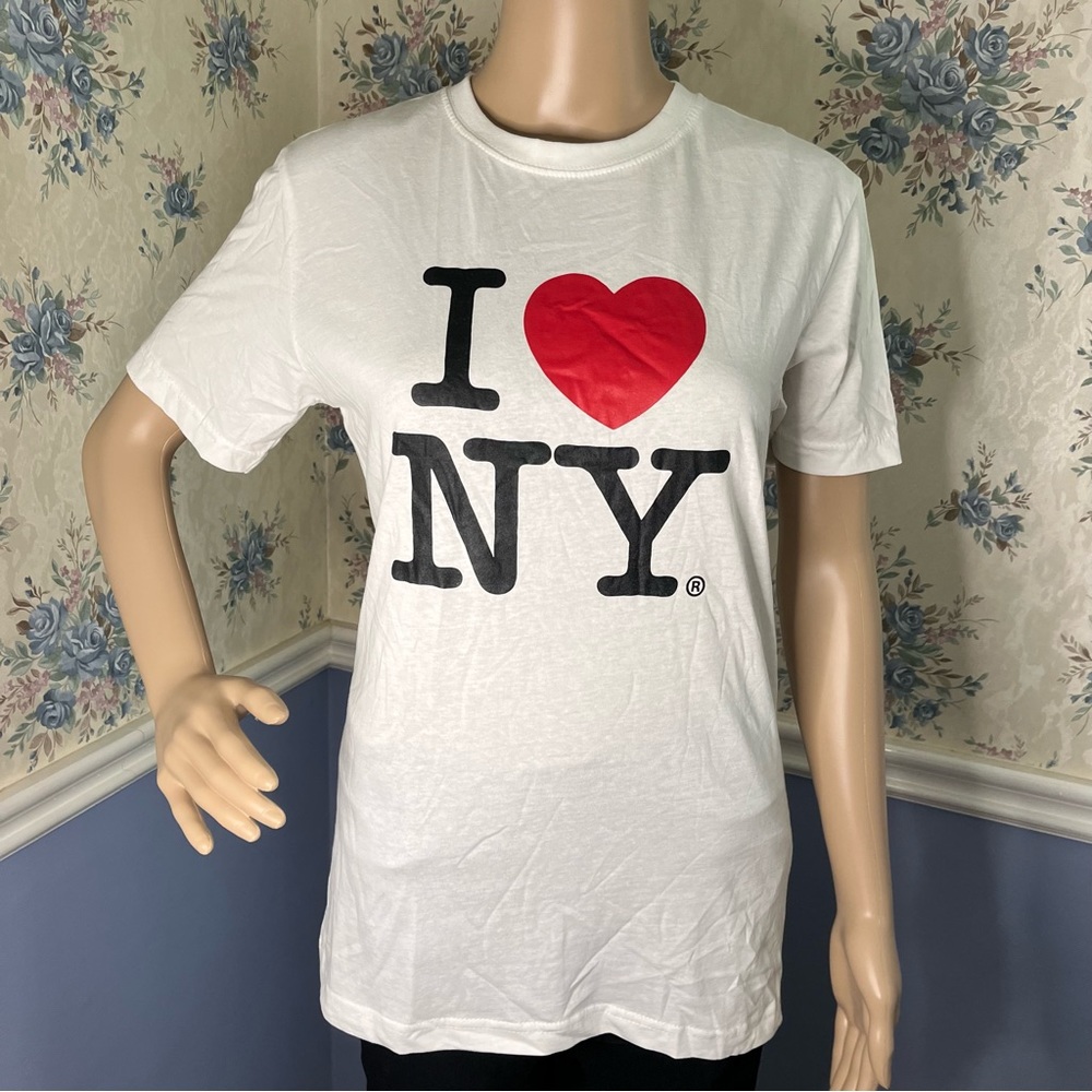 I Love NY Cotton T-Shirt New York Unisex Shirt, Size S, NWT